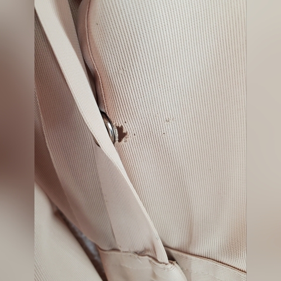 COPY Vtg H Bar C Shirt Men 15 1/2 Long Tail Slim Pearl Snap Tan Dacron Polyester - Picture 3 of 12